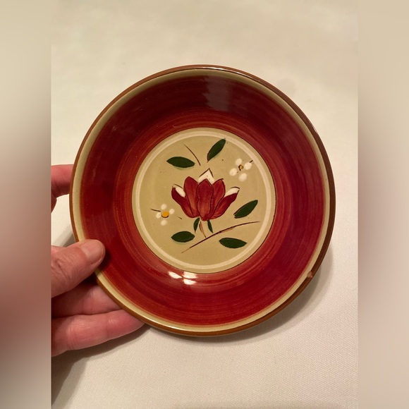 Stangl Pottery 'Magnolia' Fruit Dessert Sauce Bowl Set Mid Century Modern *Read - Picture 3 of 9